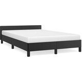 vidaXL Okvir kreveta s uzglavljem crni 120 x 190 cm od umjetne kože Cijene