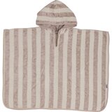Bubaba by FreeON pončo 86/92/98/104 beige črte 87677 | Shoptok.si