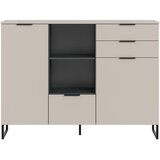 Livetastic VISOKA KOMODA, črna, kašmir | Shoptok.si