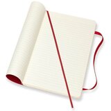 Moleskine Beležnica A5 mehka platnica, škrlatno rdeča - črte | Shoptok.si