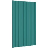 Krovni panel 12 pcs Zelena 80 x 45 cm Pocinčani čelik - Zelena 80 x 45 cm 12 | shoptok.hr