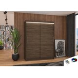 ADRK Drsna omara DENVER 150 z LED osvetlitvijo - ČOKOLADA | Shoptok.si