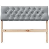  Tapecirani uzglavlje Svijetlo siva 100 cm Čvrsto borovo drvo | shoptok.hr