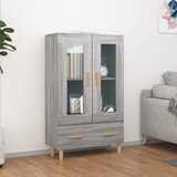 The Living Store Visoka omarica siva sonoma 70x31x115 cm inženirski les - Visoka Omarica, (21429496) Cene