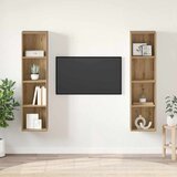  Set TV komoda 2 pcs Smeđa 37 x 37 x 142,5 cm Konstruirano drvo | Eponuda.ba