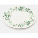 Sinsay Keramički tanjuri s božićnim motivom set od 2 | shoptok.hr