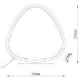 Bb Link Bela SOLEA 22-Stona lampa 12W 3000/4000/6000K | ePonuda.com