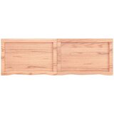 Stolna ploča svjetlosmeđa 120 x 40 x 4 cm tretirana hrastovina | shoptok.hr