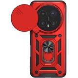 Oem Mayaxess, Prstanasti etui za Honor Magic 8 Pro z drsnim pokrovčkom kamere antišok, Rdeča, (5000275317) | Shoptok.si