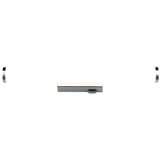  LED zidna lampa u sjajno srebrnoj boji Mattimo – | shoptok.hr