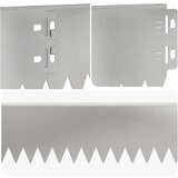  Ograda oko Travnjaka 20 pcs 103 x 10 cm Čelik Srebrna | Eponuda.ba