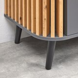 Premium Living Nizka Omarica Pure, Siva | Shoptok.si