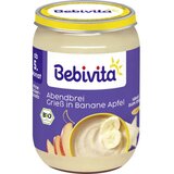Bebivita Bio otroška večerna zdrobova kaša - banana in jabolko - 190 g Cene