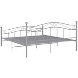  Okvir za krevet sivi metalni 160 x 200 cm | shoptok.hr