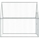  Kokošnjak srebrn 200x100x190 cm pocinkano jeklo | Shoptok.si