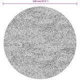  Tepih OVIEDO kratkih vlakana krem Ø 100 cm | shoptok.hr