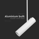 Beli luster na štapu 1xGU10/35W/230V | Eponuda.com