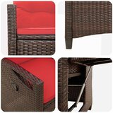  Ležaljka u vrtu 56 x 60 x 112 cm čelik | shoptok.hr
