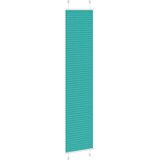  Plisirana zavjesa petrolej zelena 40x200 cm Širina tkanine 39,4 cm Poliester | Shoptok.si