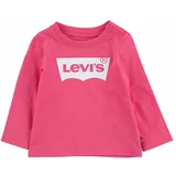 Levi's Dječja majica dugih rukava boja: ružičasta