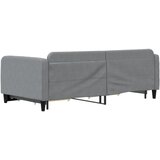  Dnevni krevet na razvlačenje svjetlosivi 100x200 cm od tkanine | shoptok.hr