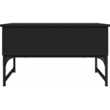  Stolić za kavu crni 70 x 50 x 40 cm konstruirano drvo i metal | shoptok.hr