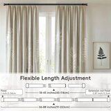 QUALSEN 45–114 cm raztegljiva karnisa za zavese | Shoptok.si
