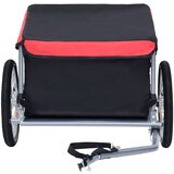 Prikolica za bicikl crno-crvena 65 kg | shoptok.hr