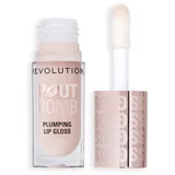 Revolution glos za ustnice - Pout Bomb Plumping Gloss - Milky Sheer Holo