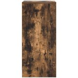 vidaXL Omarica za čevlje dimljeni hrast 29,5x34x76 cm inženirski les | Shoptok.si