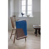 Mette Ditmer Denmark Bordo/plava deka od recikliranog pamuka za kauč 130x175 cm Studio – | shoptok.hr