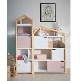 BELLAMY Regal za knjige Bellamy Manhattan Joey, flamingo | Shoptok.si