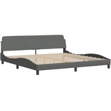  Okvir za krevet bez madraca Hanko tamnosivi 200x200 cm od tkanine | shoptok.hr