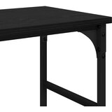  Konzolna stolica s policom Crni hrast 150 x 29 x 76,5 cm | shoptok.hr