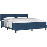  Krevet s opruga kutije s uzglavljem Plava 200 x 180 cm tkanina | shoptok.hr