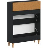 Ormar za cipele ALKMAAR 78 x 24 x 103 cm Konstruirano drvo Crna - Crna | shoptok.hr