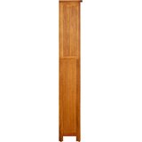Police za knjige s 5 razina 45x22x140 cm od masivne hrastovine | shoptok.hr