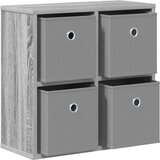  Strani šal s predalom Siva Sonoma 49,5 x 22 x 47 cm, (5000233718) | Shoptok.si