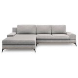 Windsor & Co Sofas svetlo siva raztegljiva sedežna garnitura Planet, levi kot Cene