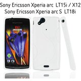  Gumijasti / gel etui S-Line za Sony Ericsson Xperia arc / Xperia arc S - beli Cene