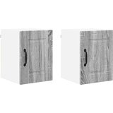  Stenska kuhinjska omarica 2 pcs Siva Sonoma 30 x 31 x 40 cm | Shoptok.si