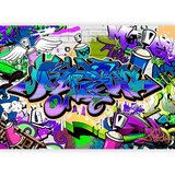  Foto tapeta - Graffiti: violet theme 294x210 Samoljepljiva | shoptok.hr