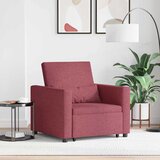 vidaXL 3-v-1 Enosed Raztegljiv Vino Rdeča Tkanina | Shoptok.si