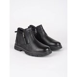 Shelvt Men's black winter insulated boots | shoptok.hr