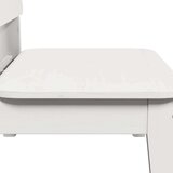  Vrtna stolica bijela 60x52 5x72 cm od masivne borovine | shoptok.hr