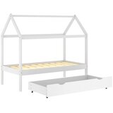  Okvir za dječji krevet s ladicom od borovine bijeli 80 x 160 cm | Eponuda.ba