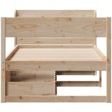 Okvir kreveta bez madraca 90 x 200 cm od masivne borovine | shoptok.hr
