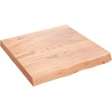  Kupaonska radna ploča svjetlosmeđa 60x60x(2-6) cm masivno drvo | shoptok.hr
