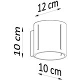  Stenska svetilka INEZ siva, (21347440) | Shoptok.si