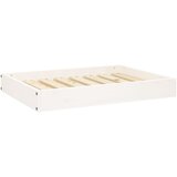 Krevet za pse bijeli 71,5x54x9 cm od masivne borovine | Eponuda.ba